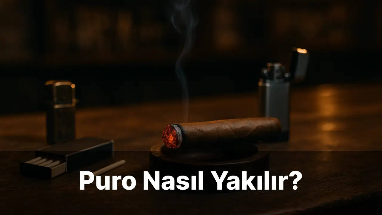 Puro Nasıl Yakılır? 1 Puro Nasıl Yakılır?