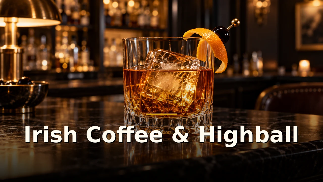 Irish Coffee ve Highball Tarifi (Adım Adım) 1 irish coffee highball tarifi