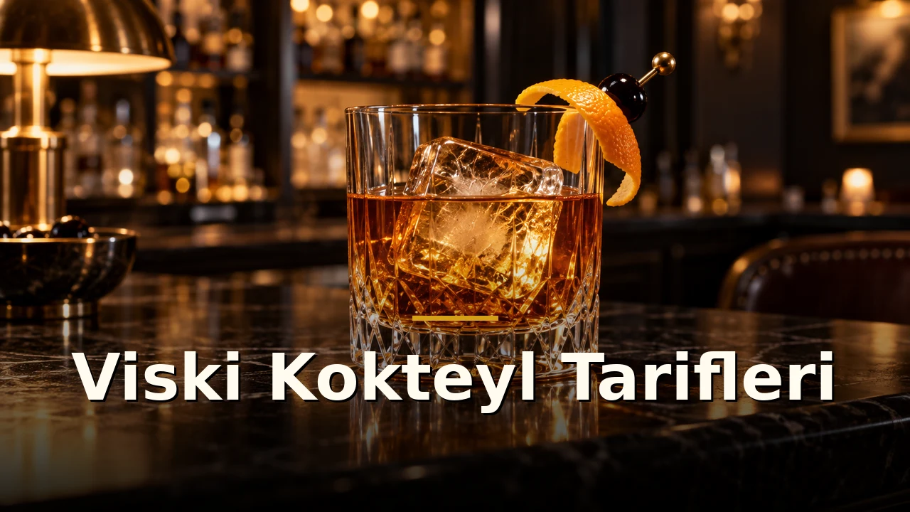 Viski Kokteyl Tarifleri: En Popüler 8 Tarif 1 viski kokteyl tarifleri